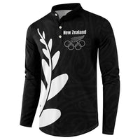 Personalised New Zealand Canoeing Special Jersey Button Sweatshirt