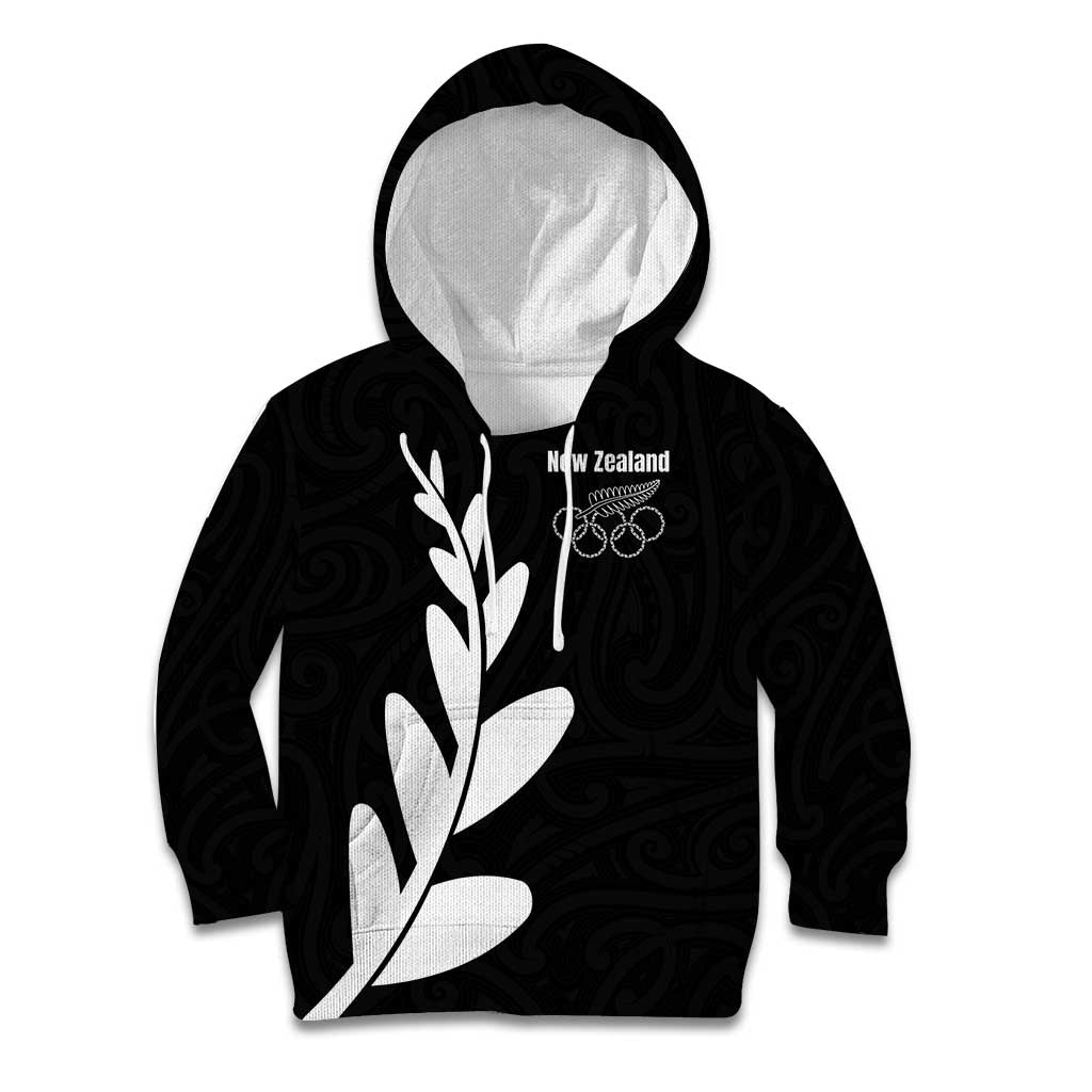 Personalised New Zealand Canoeing Special Jersey Kid Hoodie