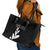 Personalised New Zealand Canoeing Special Jersey Leather Tote Bag