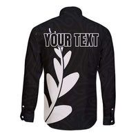 Personalised New Zealand Canoeing Special Jersey Long Sleeve Button Shirt