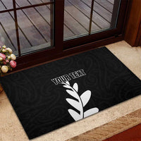Personalised New Zealand Canoeing Special Jersey Rubber Doormat