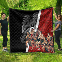 New Zealand Te Matatini Quilt Kapa Haka and Silver Fern - Maori Art Pattern