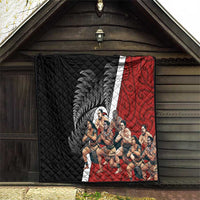 New Zealand Te Matatini Quilt Kapa Haka and Silver Fern - Maori Art Pattern