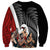 New Zealand Te Matatini Sweatshirt Kapa Haka and Silver Fern - Maori Art Pattern