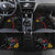 New Zealand Tui Birds Love Couple Car Mats The Heart of Silver Fern Leaves and Maori Tattoo Pattern