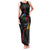 New Zealand Tui Birds Love Couple Family Matching Tank Maxi Dress and Hawaiian Shirt The Heart of Silver Fern Leaves and Maori Tattoo Pattern