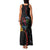 New Zealand Tui Birds Love Couple Family Matching Tank Maxi Dress and Hawaiian Shirt The Heart of Silver Fern Leaves and Maori Tattoo Pattern