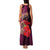 Pasifika Festival Family Matching Tank Maxi Dress and Hawaiian Shirt Plumeria Turtles with Hibiscus - Polynesian Art Tattoo Pink Color