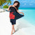 Pasifika Festival Sarong Plumeria Turtles with Hibiscus - Polynesian Art Tattoo Dark Navy Color