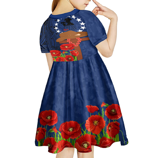 Angola Country Flag Stylized Kid Short Sleeve Dress LT15 main image 0