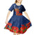 Cook Island ANZAC Day Kid Short Sleeve Dress Soldier Paying Respect We Shall Remember Them LT03 - Polynesian Pride