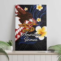 American Samoa Flag Day Canvas Wall Art Polynesian Tatau Art and Plumeria