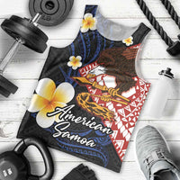 American Samoa Flag Day Men Tank Top Polynesian Tatau Art and Plumeria