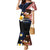 American Samoa Flag Day Mermaid Dress Polynesian Tatau Art and Plumeria