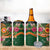 Manu'a 4 in 1 Can Cooler Tumbler Polynesian Art Tattoo Style and Tropical Plants
