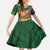 Manuʻa Islands Family Matching Summer Maxi Dress and Hawaiian Shirt Polynesian Art Tattoo Style and Tropical Plants