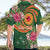 Manuʻa Islands Hawaiian Shirt Polynesian Art Tattoo Style and Tropical Plants