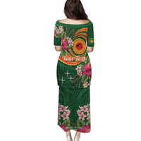 Manuʻa Islands Puletasi Polynesian Art Tattoo Style and Tropical Plants