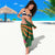 Manuʻa Islands Sarong Polynesian Art Tattoo Style and Tropical Plants