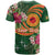 Manuʻa Islands T Shirt Polynesian Art Tattoo Style and Tropical Plants