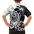Hafa Adai Guam Family Matching Long Sleeve Bodycon Dress and Hawaiian Shirt Polynesian Palm Tree Tattoo Hibiscus and Plumeria Art
