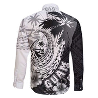 Hafa Adai Guam Family Matching Short Sleeve Bodycon Dress and Hawaiian Shirt Polynesian Palm Tree Tattoo Hibiscus and Plumeria Art