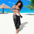 Hafa Adai Guam Sarong Polynesian Palm Tree Tattoo Hibiscus and Plumeria Art