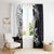 Hafa Adai Guam Window Curtain Polynesian Palm Tree Tattoo Hibiscus and Plumeria Art
