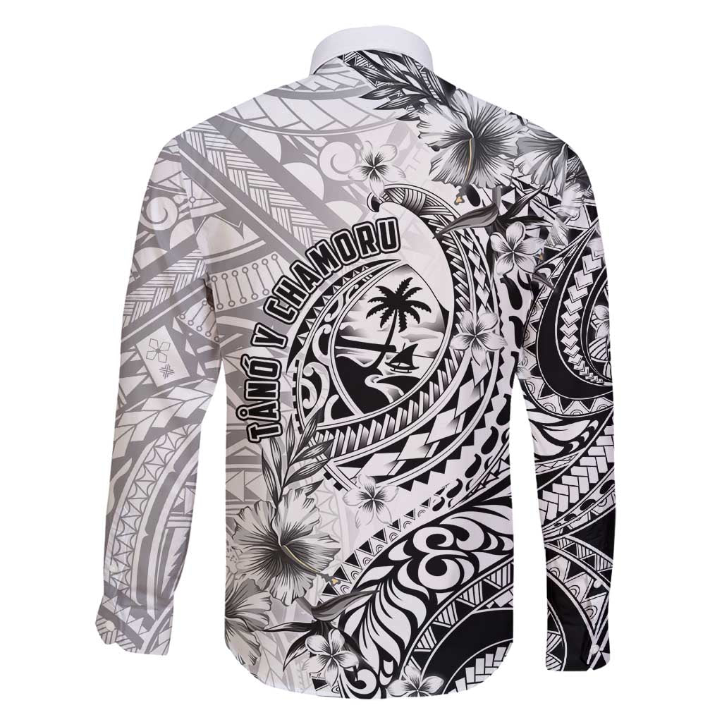 Guam-Land of the Chamorro Family Matching Mermaid Dress and Hawaiian Shirt Polynesian Tattoo Style Hibiscus and Plumeria Art