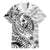 Guam-Land of the Chamorro Family Matching Summer Maxi Dress and Hawaiian Shirt Polynesian Tattoo Style Hibiscus and Plumeria Art