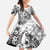Guam-Land of the Chamorro Family Matching Tank Maxi Dress and Hawaiian Shirt Polynesian Tattoo Style Hibiscus and Plumeria Art