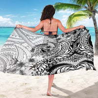 Guam-Land of the Chamorro Sarong Polynesian Tattoo Style Hibiscus and Plumeria Art