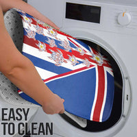 Hawaiian Polynesian Tribal Turtles Bathroom Set with Lei and Flag Style