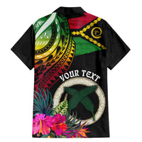 Vanuatu 44th Anniversary Family Matching Mermaid Dress and Hawaiian Shirt Boars Tusk Tugeta Yumi Selebretem Indipendens Dei