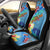 Fiji Day Car Seat Cover Tagimoucia Flower and Melanesia Pattern
