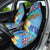 Fiji Day Car Seat Cover Tagimoucia Flower and Melanesia Pattern