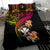 Polynesia Hawaii Turtle Day Bedding Set Hibiscus and Kanaka Maoli