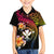 Polynesia Hawaii Turtle Day Family Matching Puletasi and Hawaiian Shirt Hibiscus and Kanaka Maoli