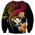 Polynesia Hawaii Turtle Day Sweatshirt Hibiscus and Kanaka Maoli