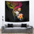 Polynesia Hawaii Turtle Day Tapestry Hibiscus and Kanaka Maoli