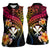 Polynesia Hawaii Turtle Day Women Sleeveless Polo Shirt Hibiscus and Kanaka Maoli