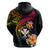 Polynesia Hawaii Turtle Day Zip Hoodie Hibiscus and Kanaka Maoli