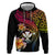 Polynesia Hawaii Turtle Day Zip Hoodie Hibiscus and Kanaka Maoli