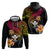 Polynesia Hawaii Turtle Day Zip Hoodie Hibiscus and Kanaka Maoli