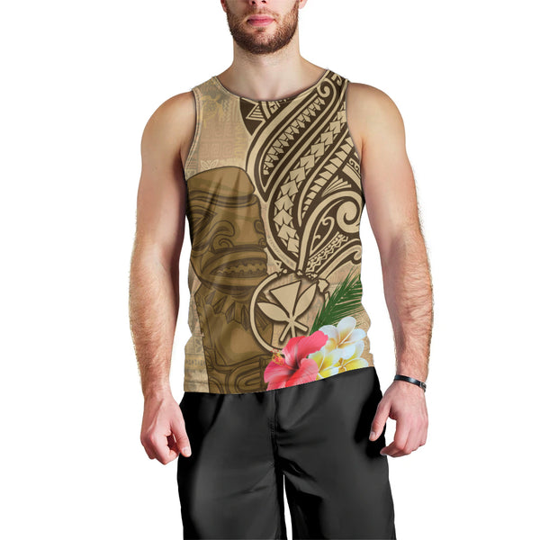 Fiji Men Tank Top - Polynesian Tattoo Black main image 0