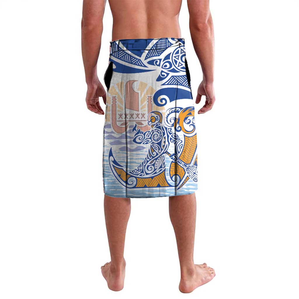 Hawaiki Nui Va'a Solo French Polynesia Lavalava Blue Color