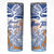 Hawaiki Nui Va'a Solo French Polynesia Skinny Tumbler Blue Color