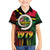 Vanuatu Constitution Day Family Matching Summer Maxi Dress and Hawaiian Shirt Polynesian Tattoo and Pig Tusk Since 1979