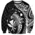 Aloha Hawaii Hammerhead Shark Sweatshirt Black Kakau and Polynesian Tattoo LT03