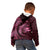 Aloha Hawaii Hammerhead Shark Kid Hoodie Pink Kakau and Polynesian Tattoo LT03